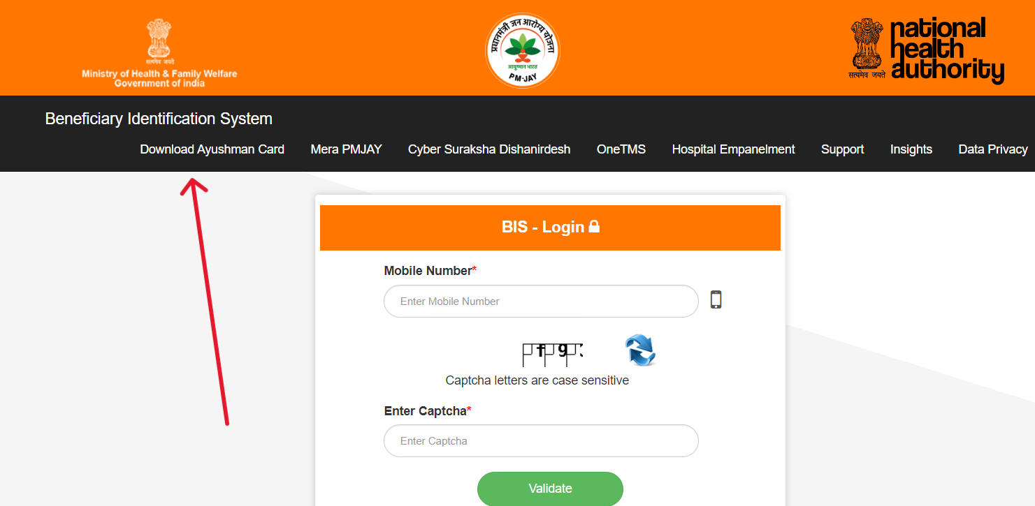 Download Ayushman Card by PMJAY